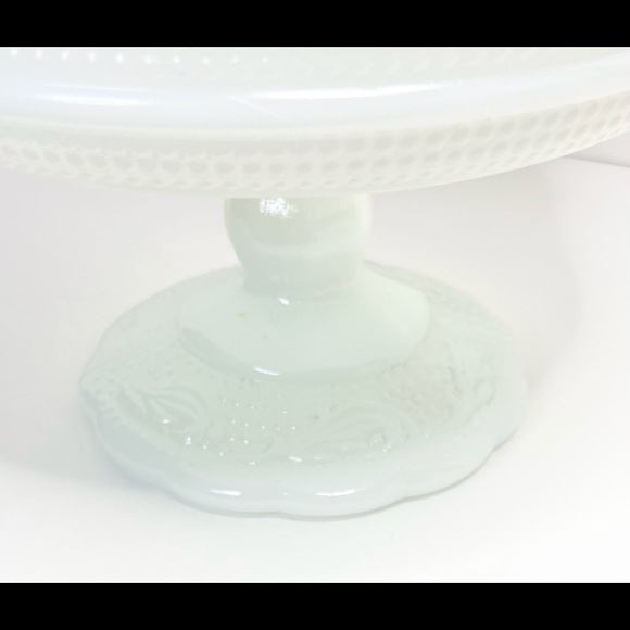 E O Brody Co 1960s White Milk Glass Compote M6000 - Picture 3 of 5